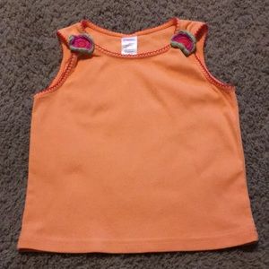 Vintage Gymboree Fiesta Del Sol orange top Size 5